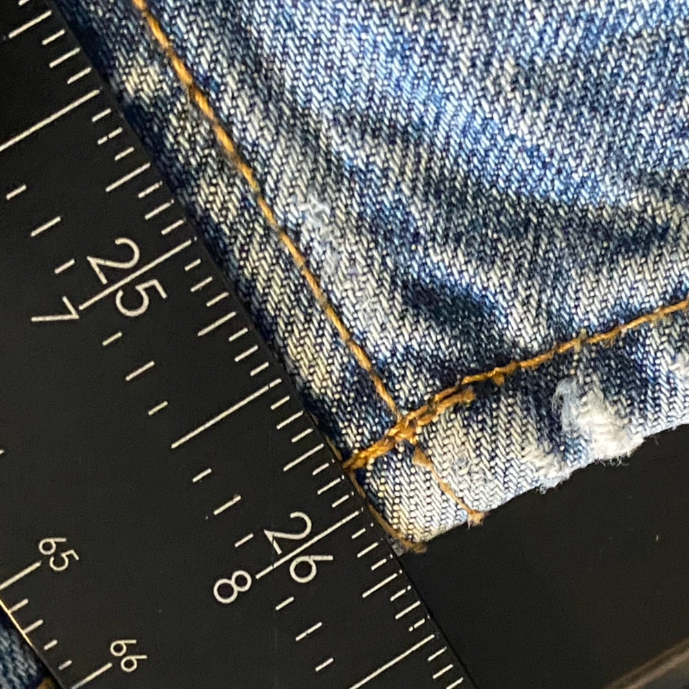 Zara High Rise Straight Leg Regular Wash Zip Fly Women’s Denim Jeans Size 8 - Picture 9 of 9